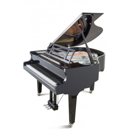 Feurich 162 - Piano à queue noir chrome