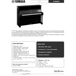 YAMAHA U1PE   Piano droit