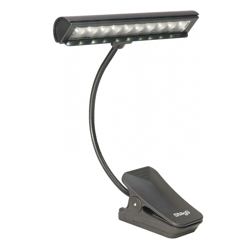 Lampe de lecture LED 9 gibles, lampe de bureau à pince pour piano, support  de partition de musique noir - AliExpress