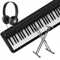 Piano numérique Kawai ES-120 en version pack accessoires.