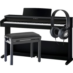 Pack piano numérique KAWAI KDP75 avec une banquette et un casque