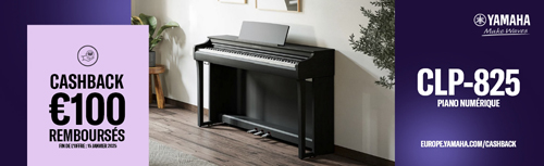 CASHBACK YAMAHA CLAVINOVA CLP825